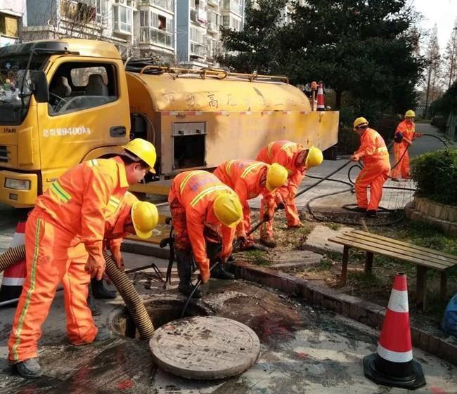 港口镇市政管道清淤